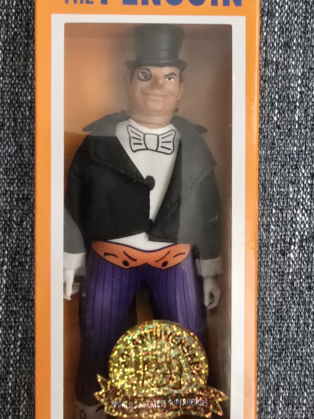 The Penguin Collectible Figure — Black, Purple, Orange
